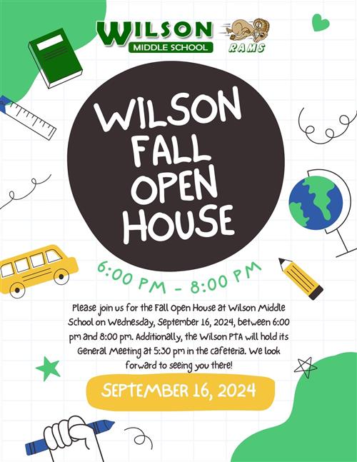  Wilson Fall Open House